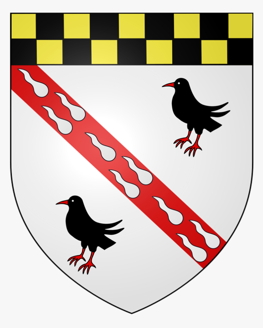 Pleydell Coat Of Arms - Family Crest With Two Birds, HD Png Download, Free Download