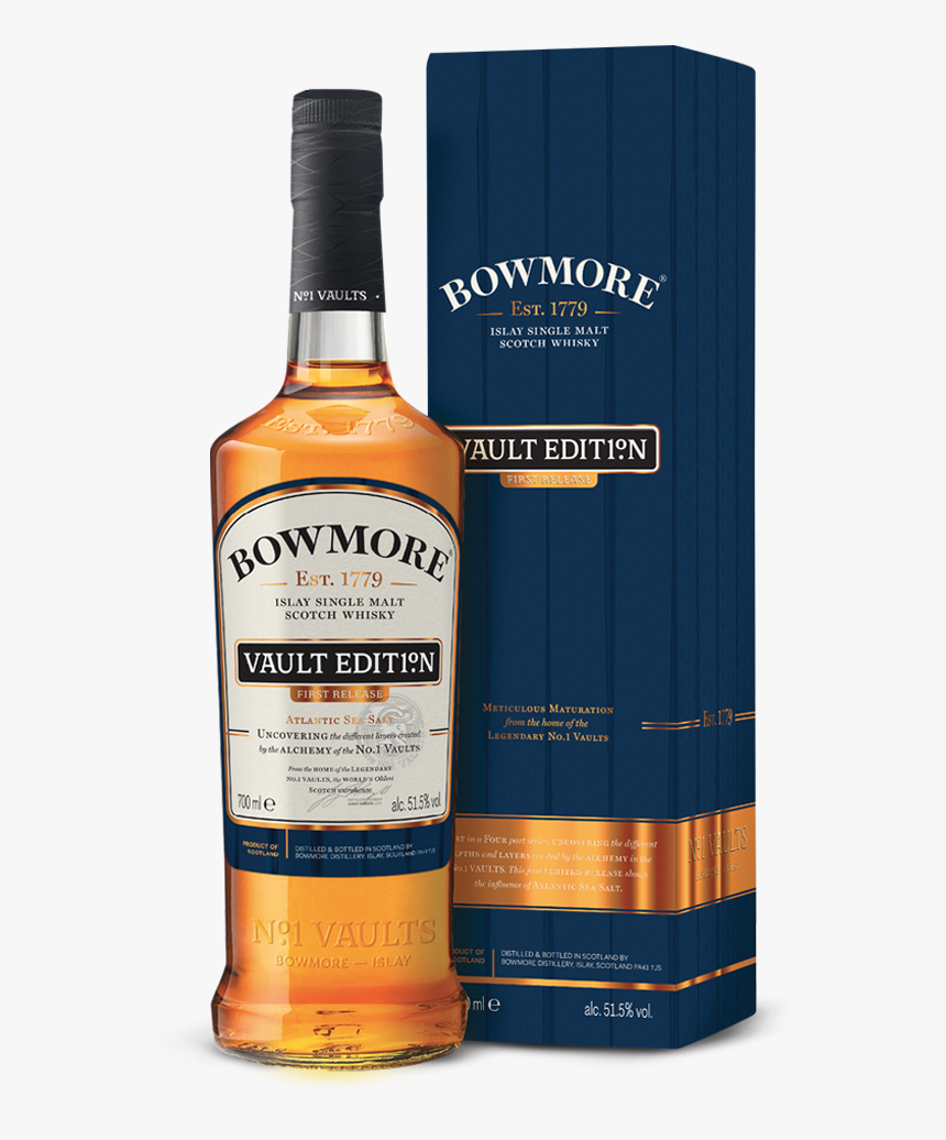 Vault Edition Atlantic Sea Salt - Bowmore Single Malt Scotch 12 Year Old, HD Png Download, Free Download