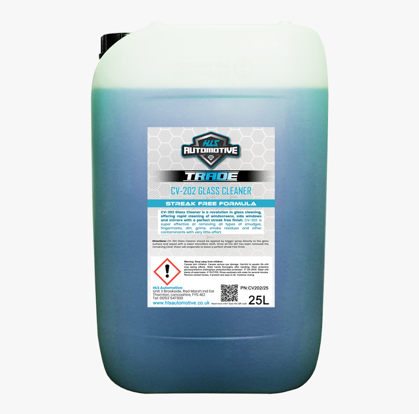 Cv-202 Glass Cleaner 25l - Degraissant Industriel Puissant, HD Png Download, Free Download