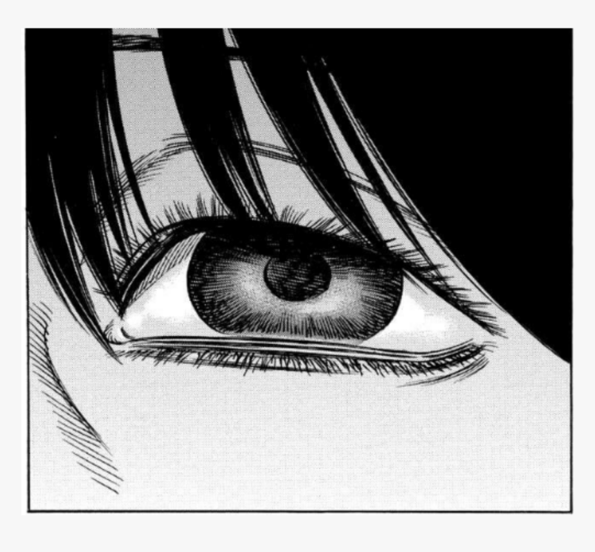 Manga Eyes Creepy Sketch Hd Png Download Kindpng