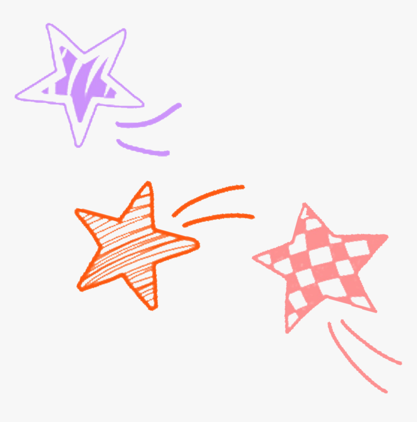 #stars #doodle #drawing #star #kidcore #checkered #stripes, HD Png Download, Free Download