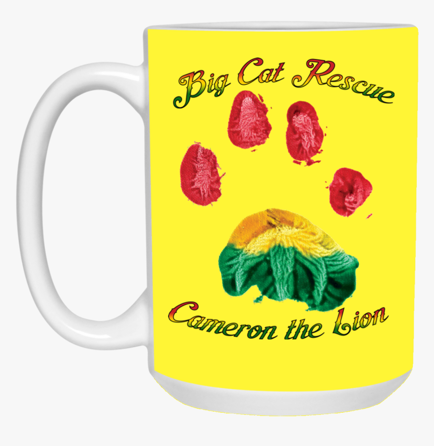 Cameron Lion Paw Print 21504 15 Oz - Mug, HD Png Download, Free Download