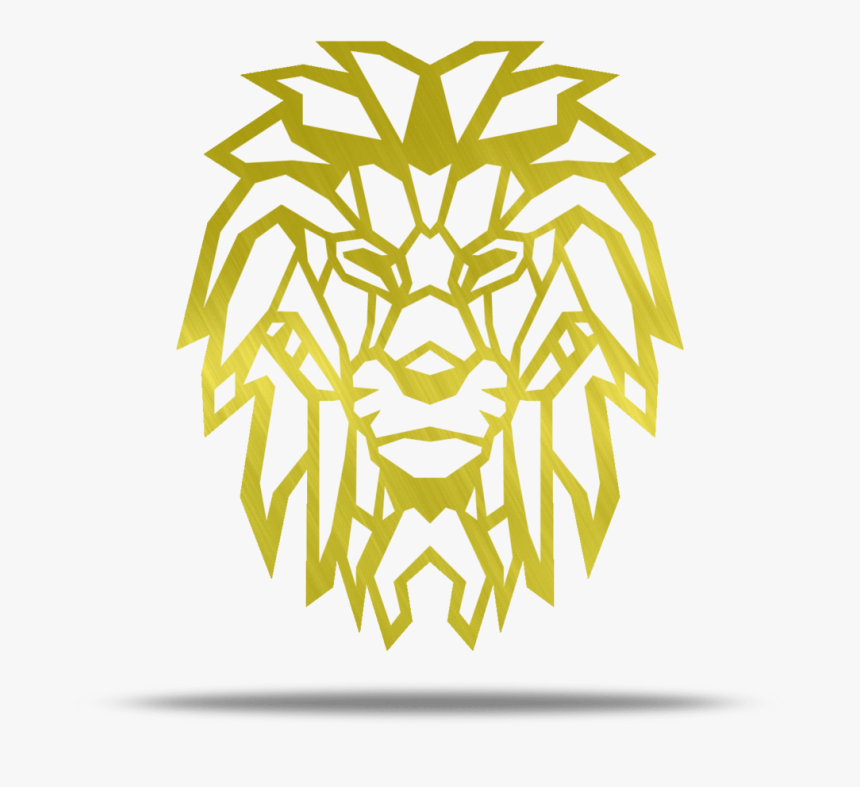 Geometric Lion Metal Wall Art - Best Images For Drawing Hd, HD Png Download, Free Download