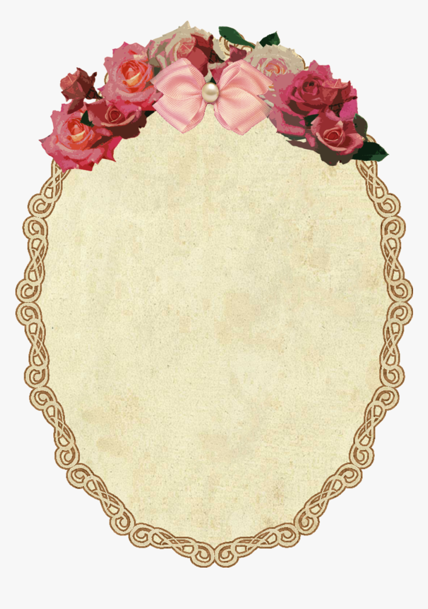 Vintage Oval Frames Png, Transparent Png, Free Download