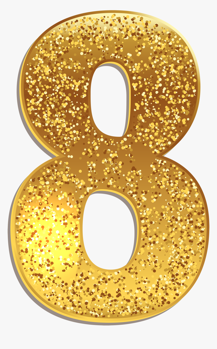 Gold Shine Png - Transparent Background Gold Numbers Png, Png Download, Free Download