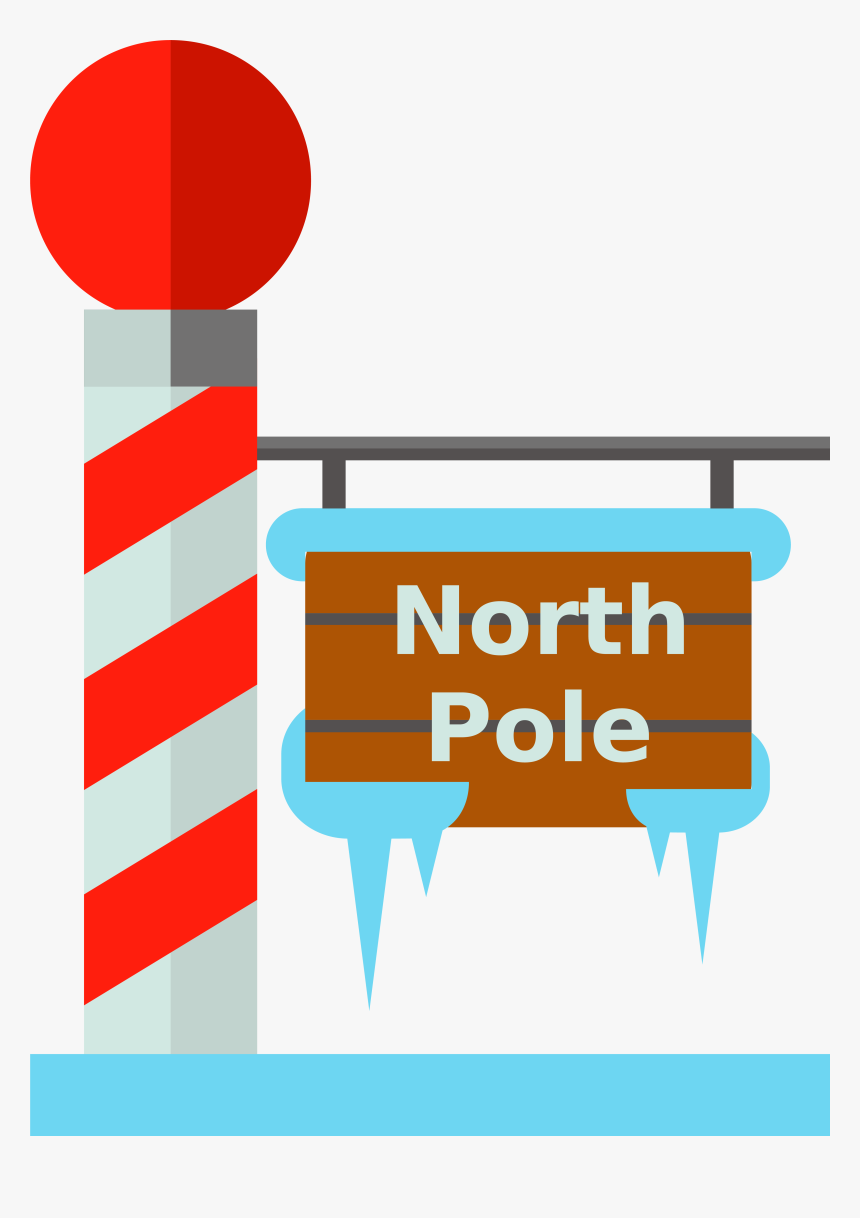 Clip Art Clip Art Signboard Transprent - North Pole Cartoon Png, Transparent Png, Free Download