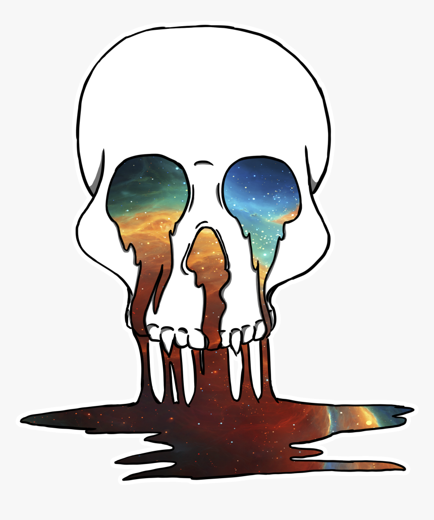 Transparent Skull Art Png - Cosmo Skull, Png Download, Free Download