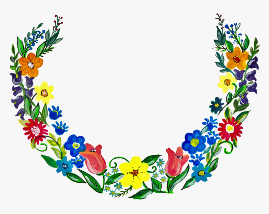 Transparent Flower Wreath Png, Png Download, Free Download