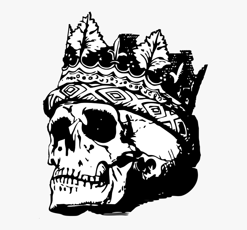 Skull Crown SVG