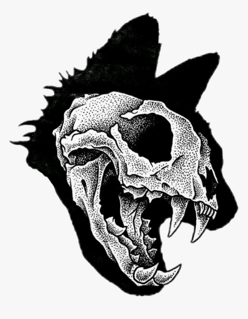 Cat Skull Download Free Clipart With A Transparent - Cat Skull Tattoo ...