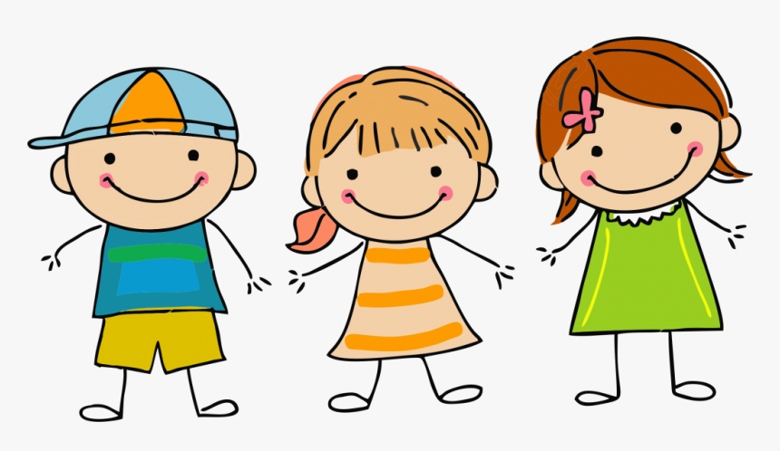 Hand Drawn Kids - Drawn Kids, HD Png Download, Free Download