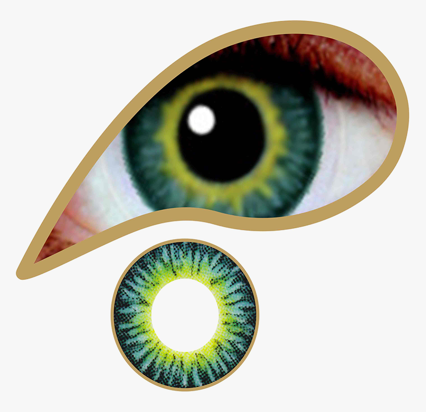 Contact Lenses Green, HD Png Download, Free Download