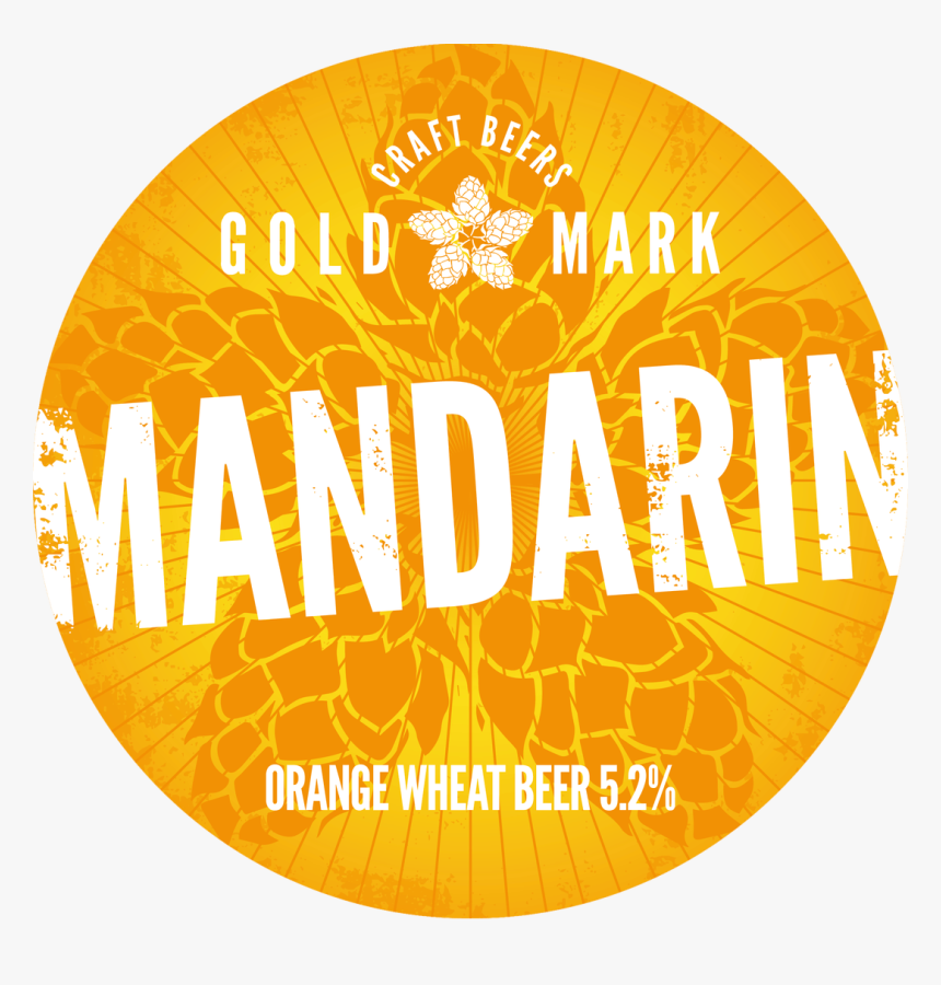 Mandarin, Orange Wheat Beer, Goldmark Craft Beers - Circle, HD Png Download, Free Download