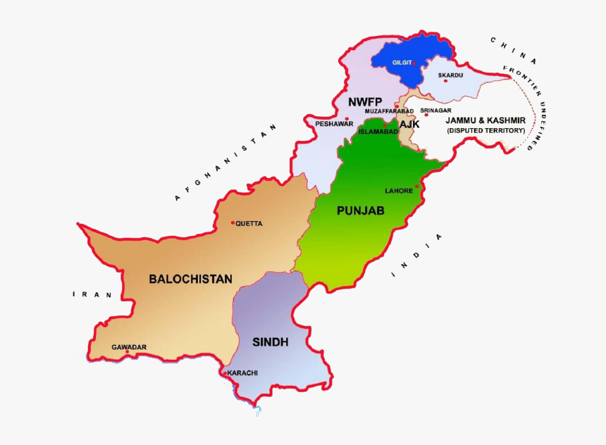 Gilgit Baltistan Map Hd Ecoregion - Gilgit Baltistan On Pakistan Map, Hd Png Download - Kindpng