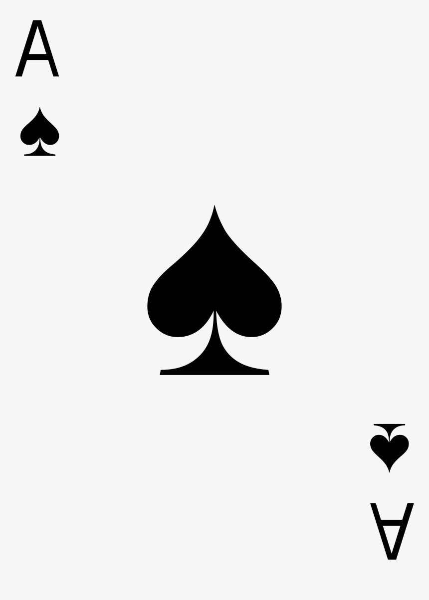 Cartas De Poker As De Pica Png Download Ace Of Spades Red Transparent Png Kindpng