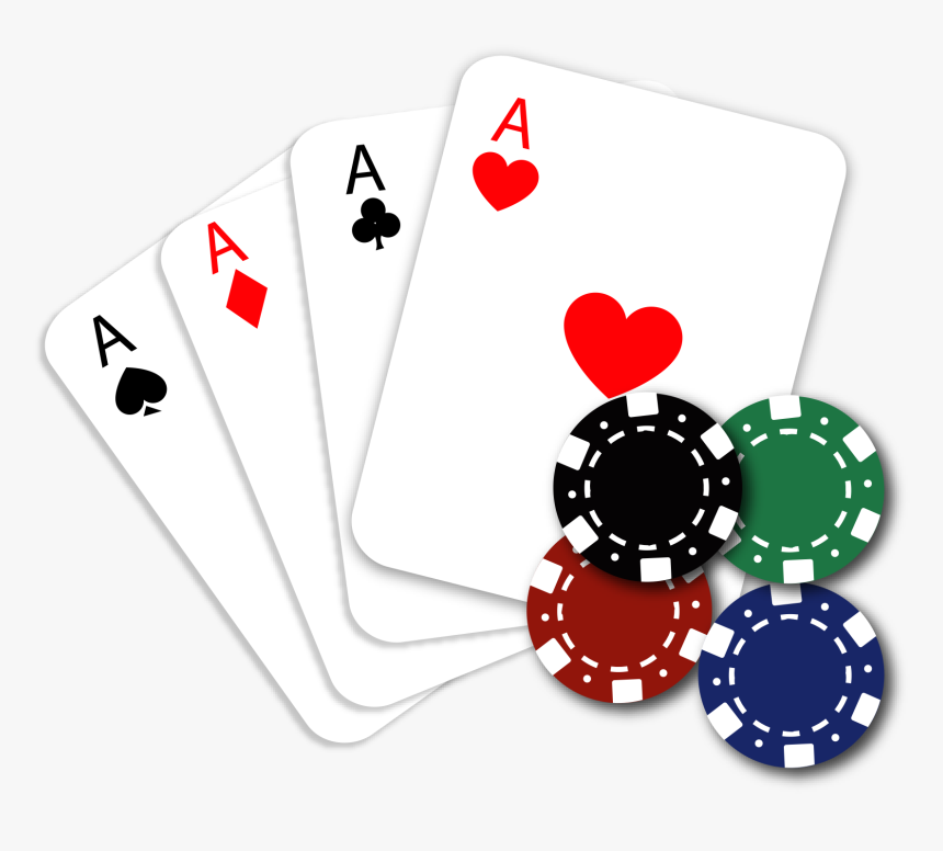 Four Aces Poker Cards Clip Art Vector Free Download - Cartas Poker Png, Transparent Png, Free Download