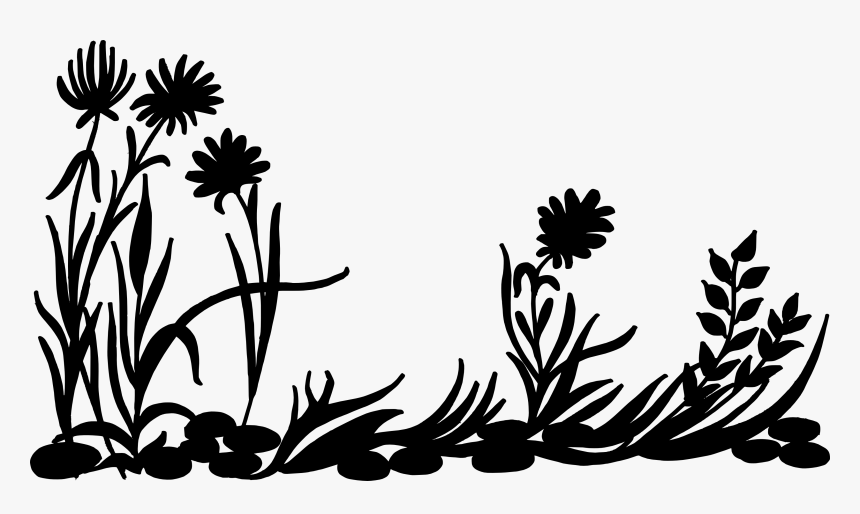 Flowers Silhouette No Background, HD Png Download, Free Download