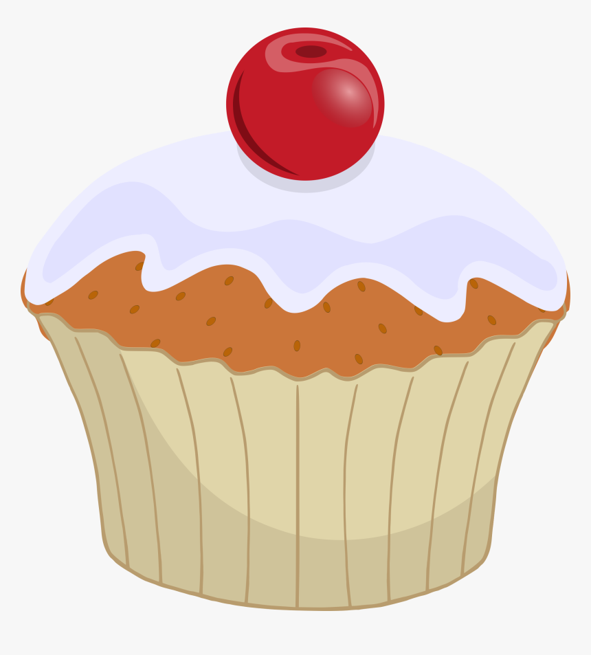 Cupcake Full Size Of Clipart Free Black And White Blue - Transparent Cupcake Clipart Png, Png Download, Free Download