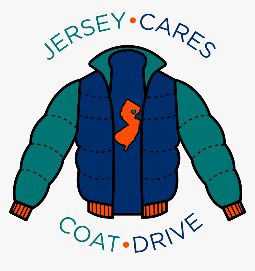 Coat Clipart Glove Scarf - Jersey Cares Coat Drive, HD Png Download, Free Download