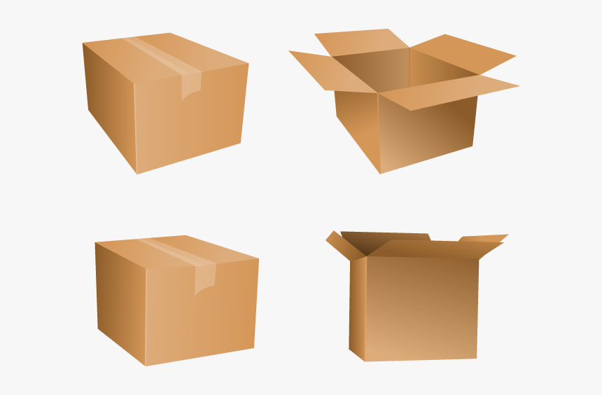 Cardboard Box Vector, HD Png Download, Free Download