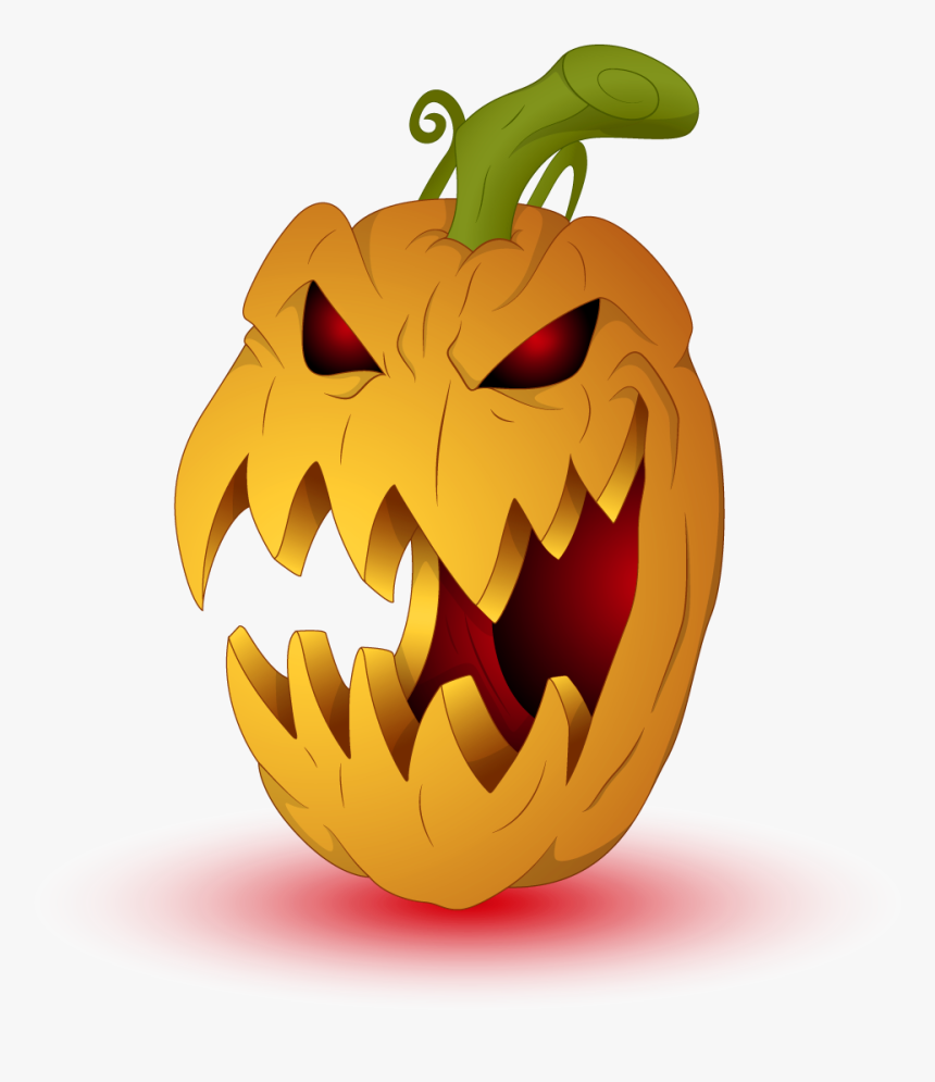 Halloween Scary Png - Scary Pumpkin Clip Art, Transparent Png, Free Download