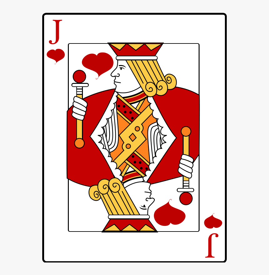 Jack Playing Card - Knave Of Hearts Card, HD Png Download, Free Download