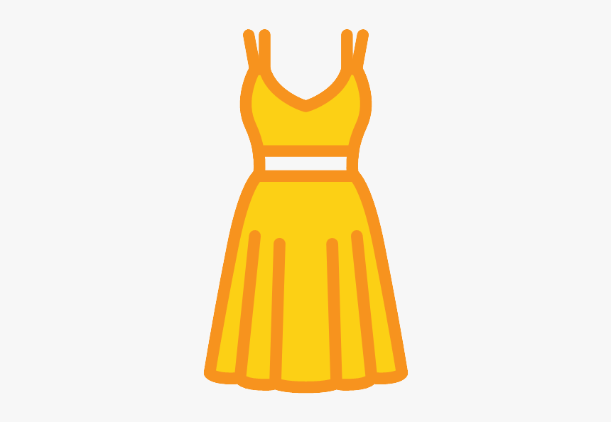 Dress Icon Png - Yellow Dress Icon, Transparent Png, Free Download
