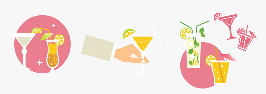 Illustration Icon Transprent Png - Cocktail Party Party Illustration, Transparent Png, Free Download