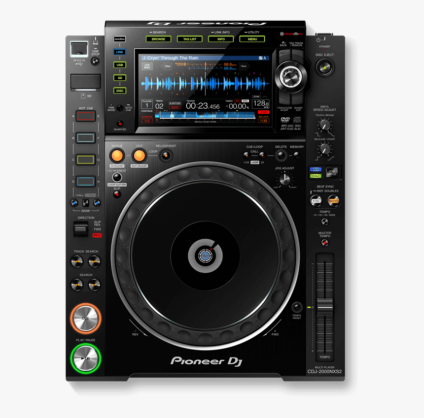 Pioneer Cdj2000 Nexus 2 Media Player - Pioneer Cdj 2000 Nexus Png, Transparent Png, Free Download