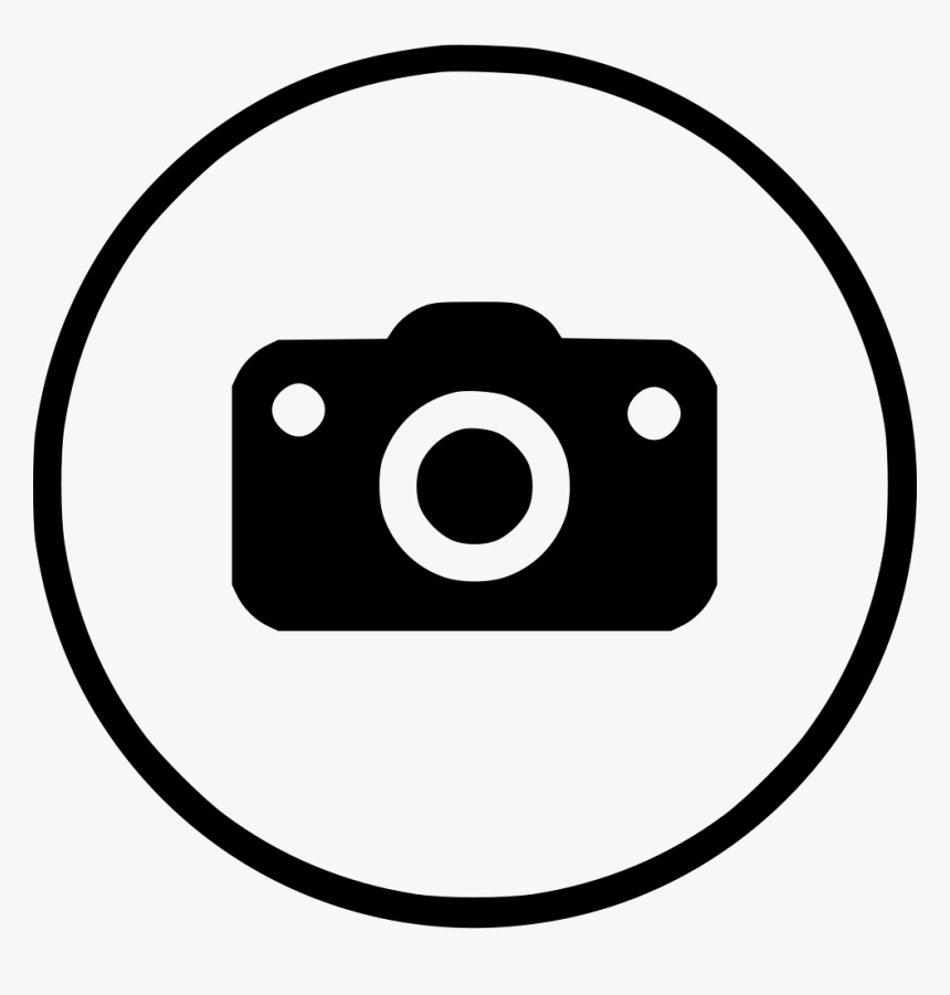 Camera Digital Shot Photo Gallery - Circle, HD Png Download, Free Download