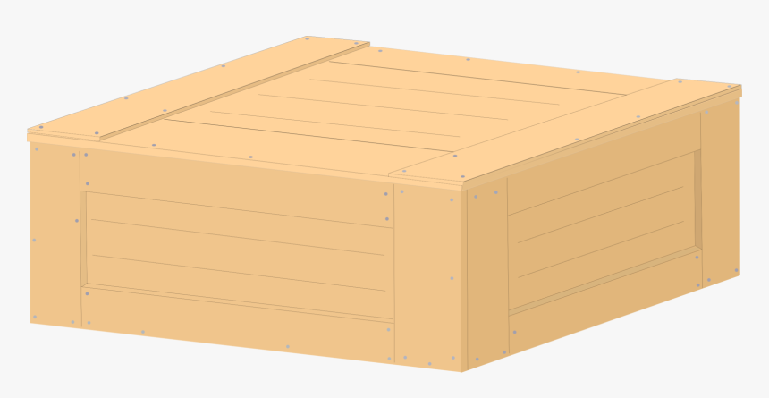 Box,angle,lumber - Wooden Box Clipart, HD Png Download, Free Download