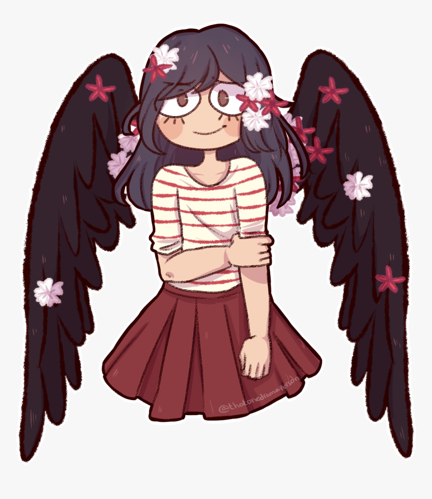 Tumblr Transparent Girl Angel Wings Png Tumblr Transparent - Angel Girl, Png Download, Free Download