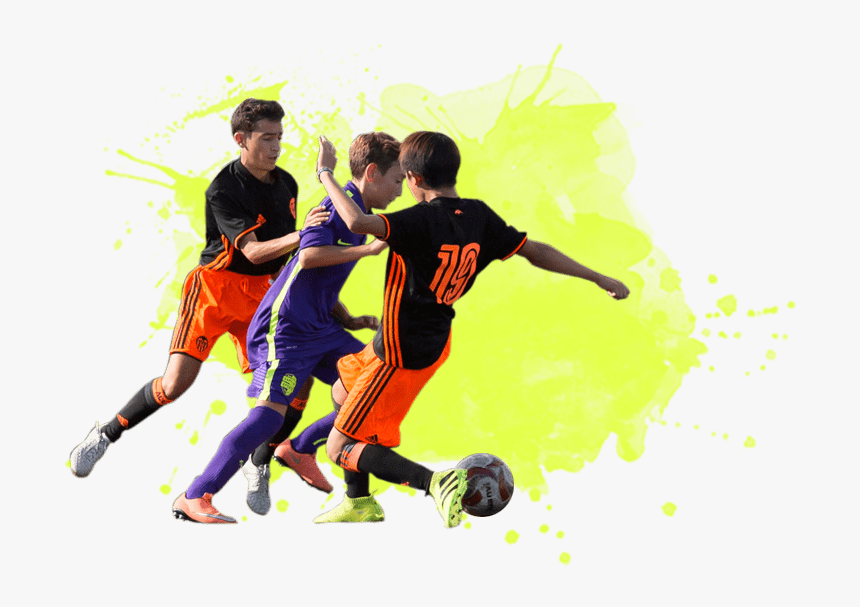 Transparent Football Player Clipart - Kick Up A Soccer Ball, HD Png Download, Free Download