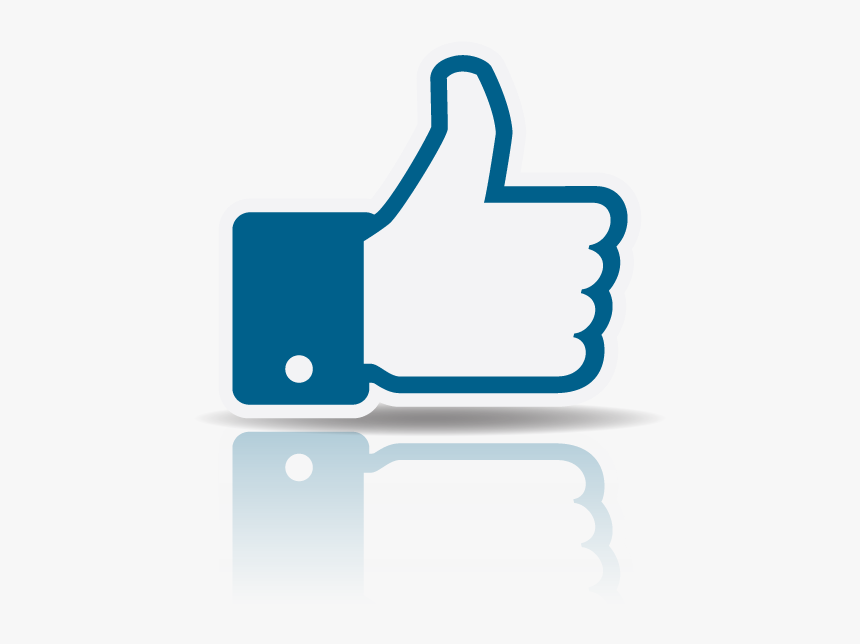 Facebook Thumbs Up Transparent Reflection Like Do Youtube Png