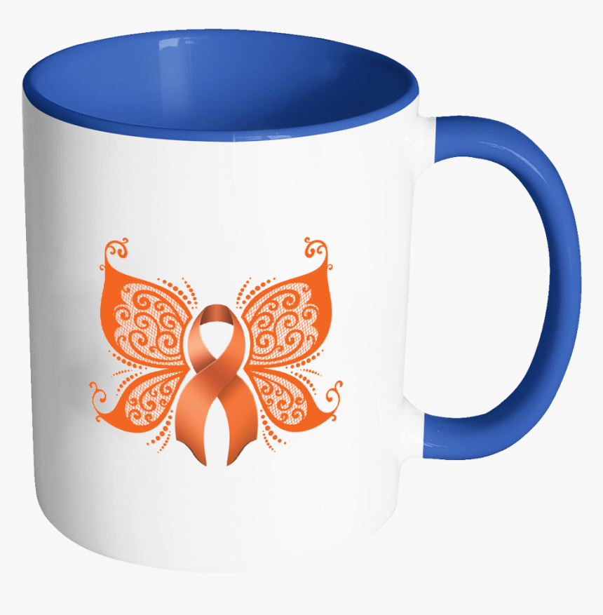 Beautiful Butterfly Orange Ribbon Kidney Cancer Awareness - Drinking The Tears Of My Haters Mug, HD Png Download, Free Download