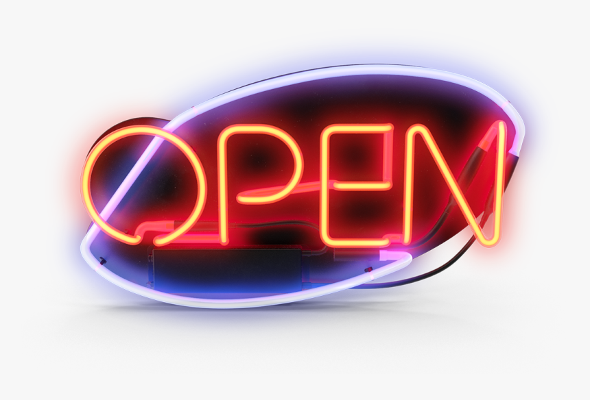 Transparent Neon Open Sign Png - Neon Sign, Png Download, Free Download