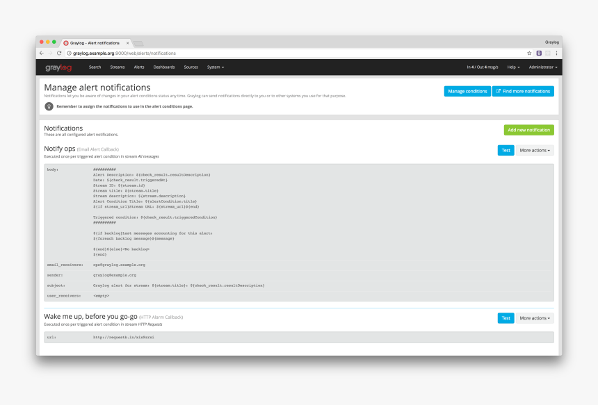 - - / - - / Images/alerts Alert Notification - Ossec Graylog, HD Png Download, Free Download