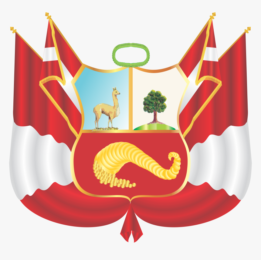 Transparent Bandera De Peru Png - Peru Escudo Png, Png Download - kindpng