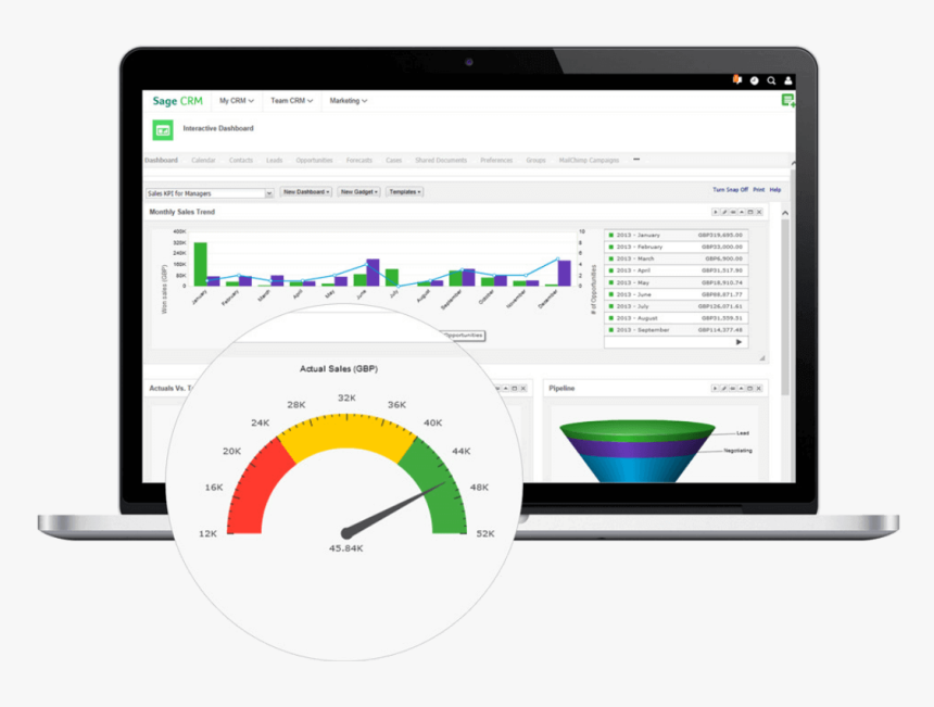 Crm Customer Relationship Management Sage, HD Png Download, Free Download