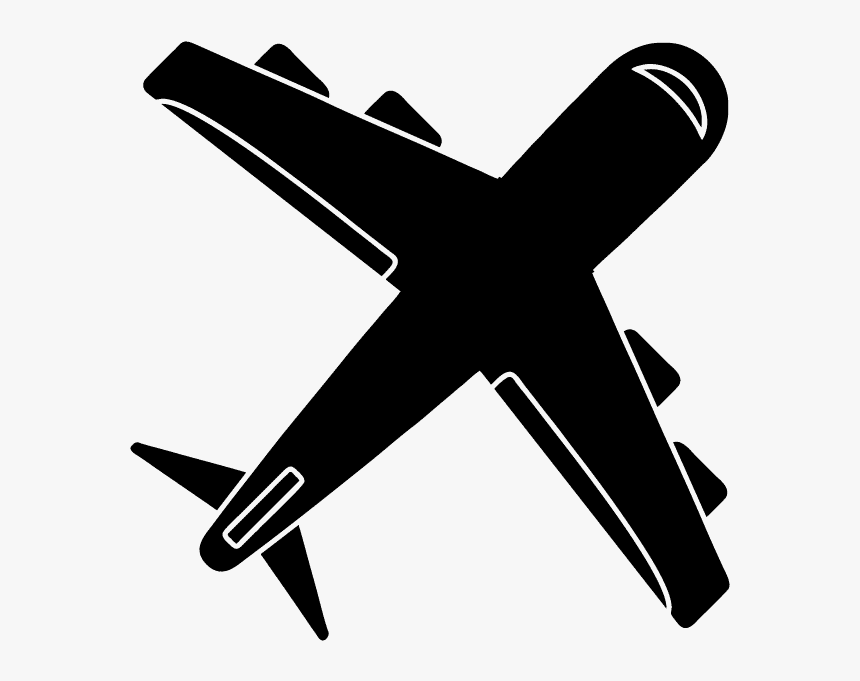 Jet Aircraft - Passport Airplane Icon Png, Transparent Png, Free Download