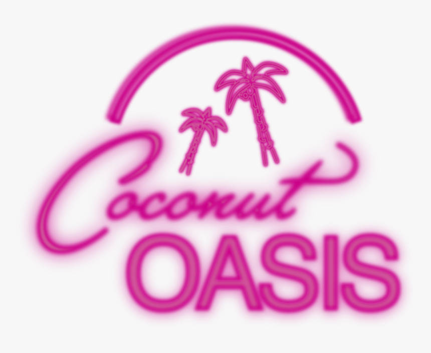 Coconut Oasis Neon Sign
1800 Tequila X Vice Miami Music - Calligraphy, HD Png Download, Free Download