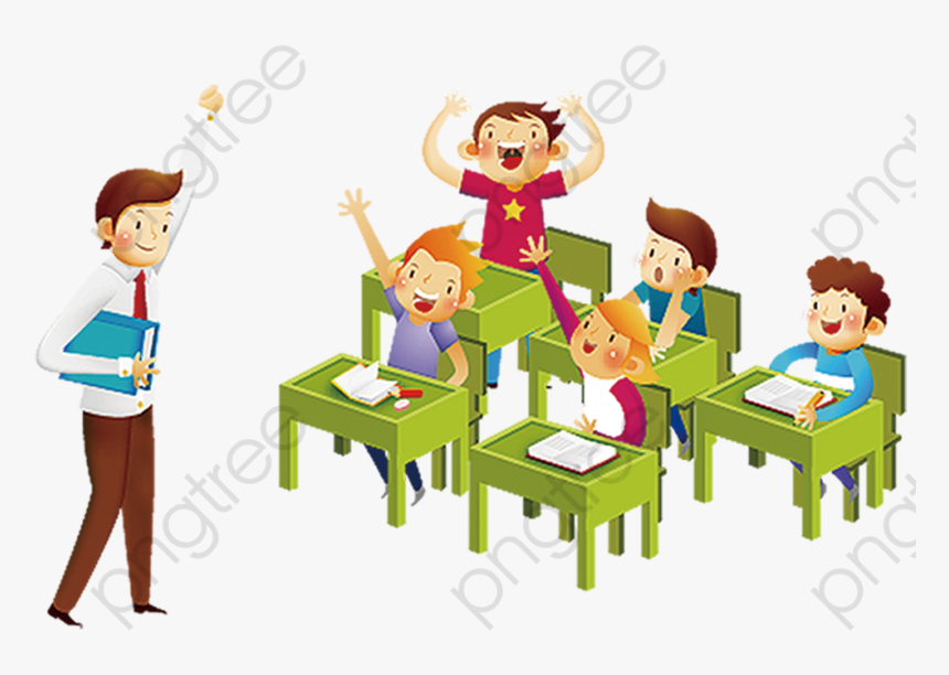 Transparent Student Png - Teacher & Student Cartoon, Png Download, Free Download