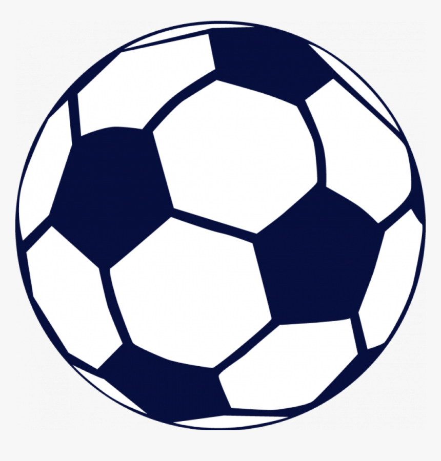 Soccer On Soccer Ball Clip Art And Award Certificates - Navy Blue Soccer Ball, HD Png Download, Free Download