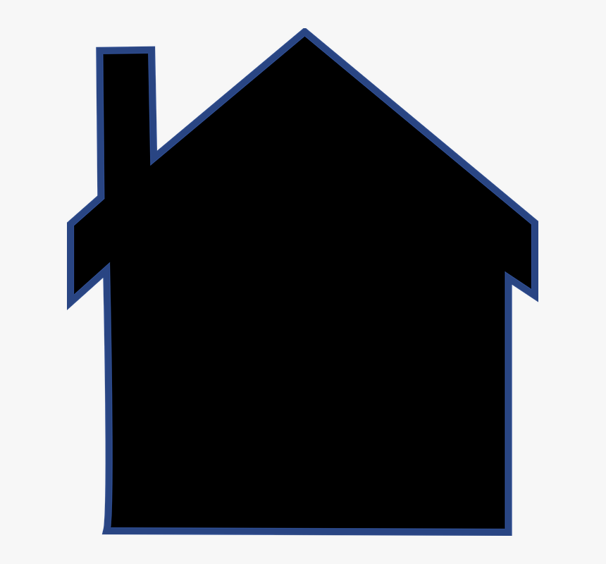 House, Home, Shelter, Live, Residential, Family - Silueta De Una Cas, HD Png Download, Free Download