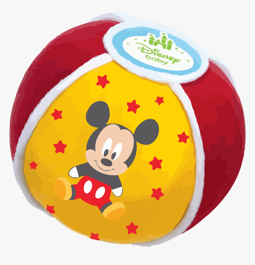 Disney Baby Mickey Plastic Ball Clipart Png - Baby Ball Png, Transparent Png, Free Download