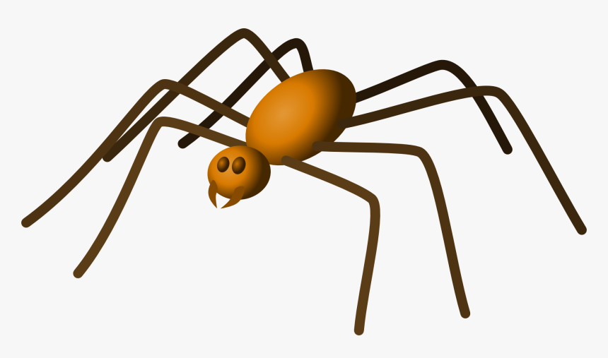 Brown Spider Clip Art, HD Png Download, Free Download