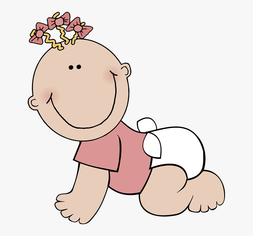 Baby Girl Clip Art, HD Png Download, Free Download