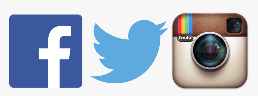Social Media Icons Facebook Twitter Instagram Png, Transparent Png, Free Download