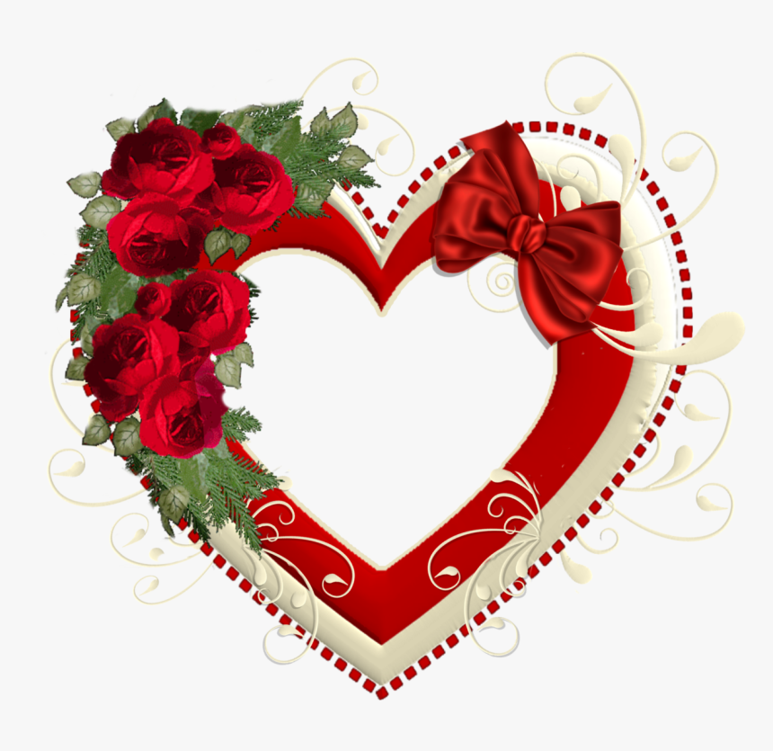 Roses And Hearts - Heart Images Hd Png, Transparent Png, Free Download