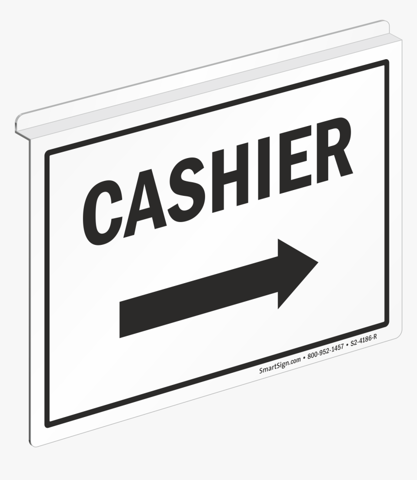 Cashier 2 Sided Z Sign For Ceiling - Relay For Life, HD Png Download, Free Download